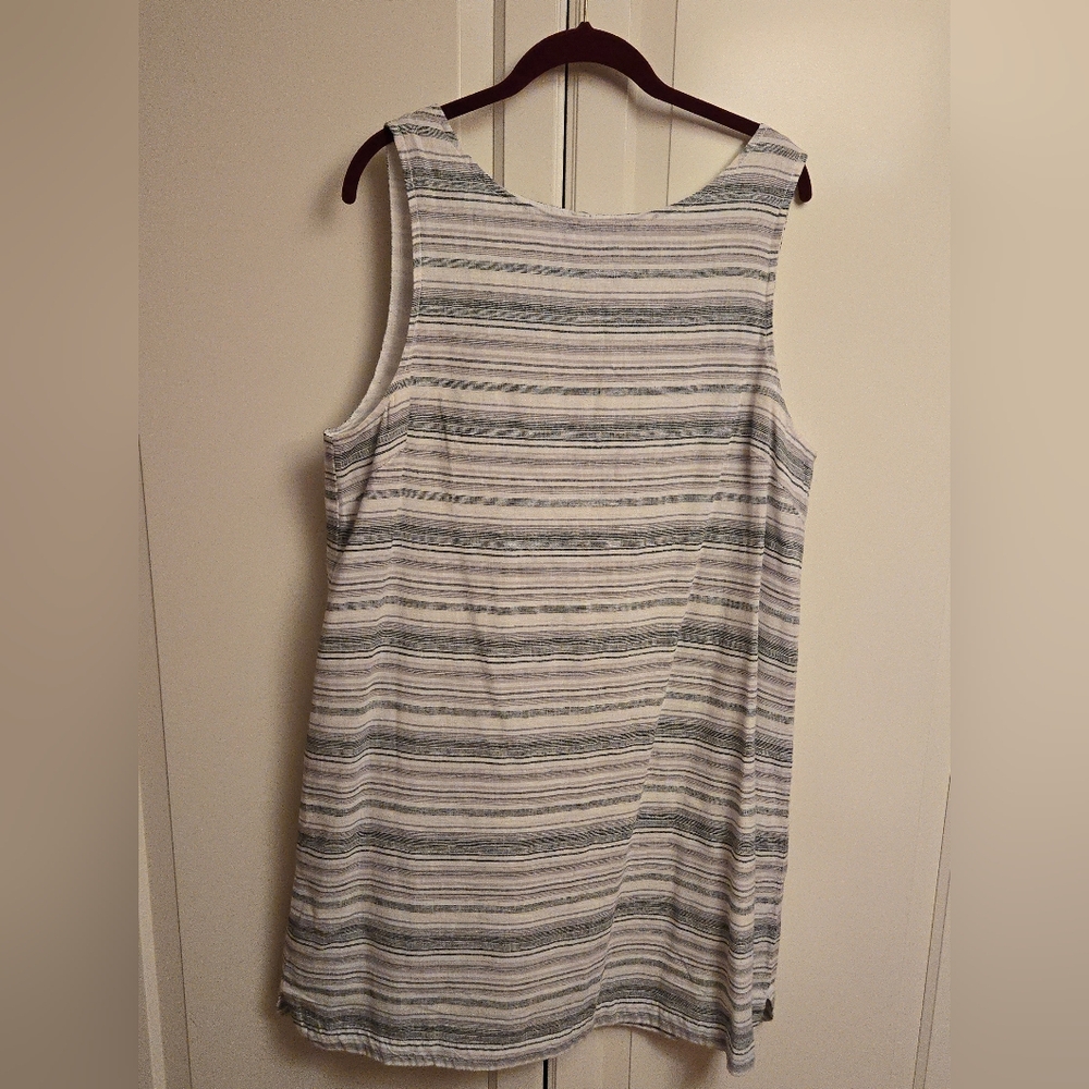 BeachLunchLounge - Striped Sleeveless Dress